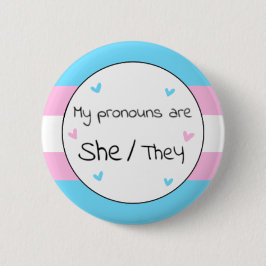 Transgender Hon/De Pronoun Pin Knapp