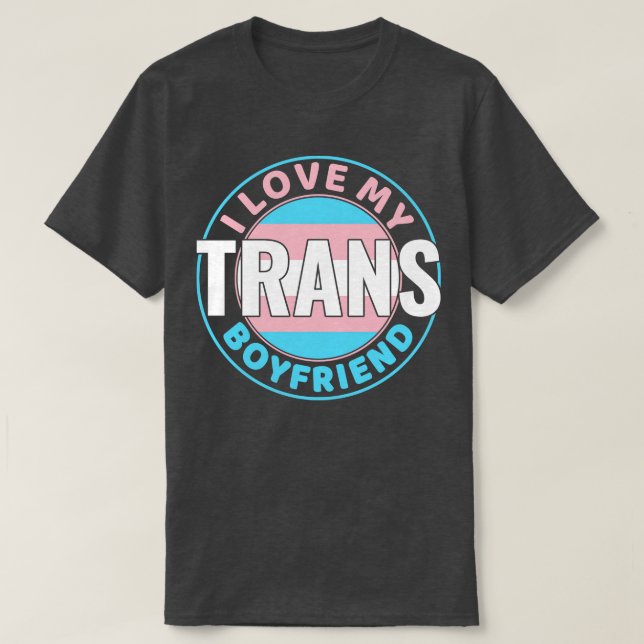 Transgender I Kärlek min Trans Boykompis HGBT T Shirt (Design framsida)