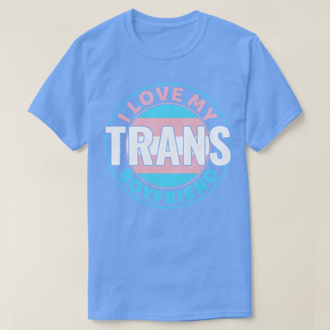 Transgender I Kärlek min Trans Boykompis HGBT T Shirt (Design framsida)