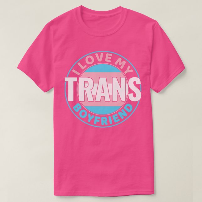 Transgender I Kärlek min Trans Boykompis HGBT T Shirt (Design framsida)