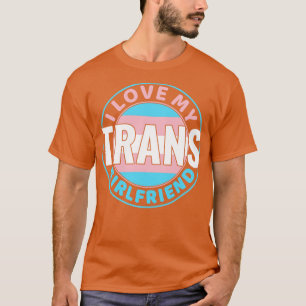 Transgender I Kärlek min Trans Girlkompis LGBT T Shirt