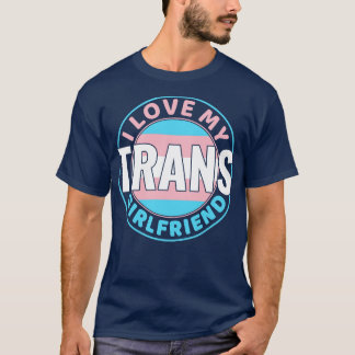 Transgender I Kärlek min Trans Girlkompis LGBT T Shirt