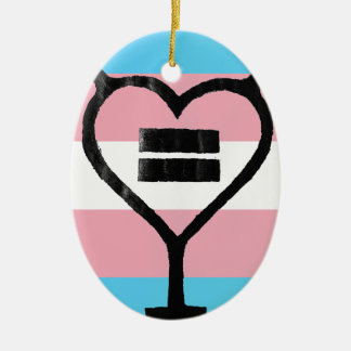Transgender Kärlek Julgransprydnad Keramik