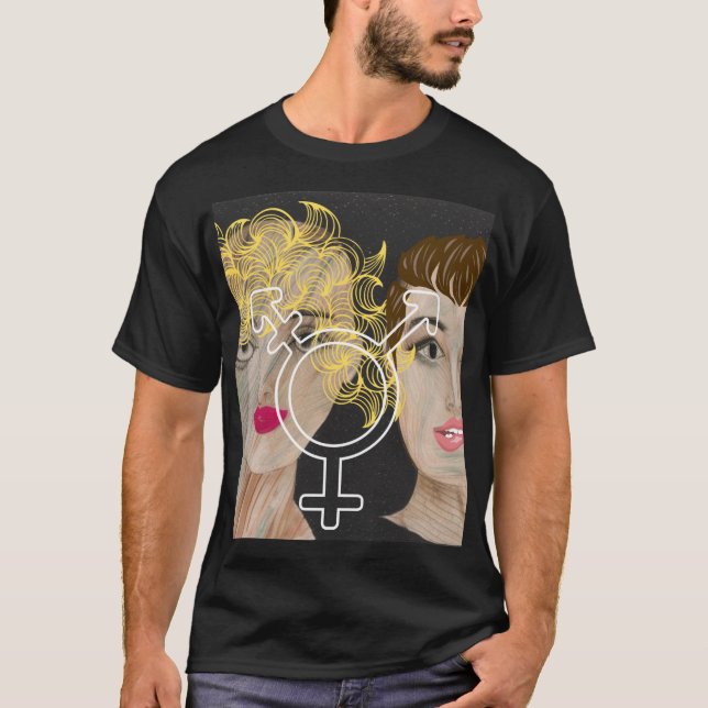 Transgender Kärlek T Shirt (Framsida)