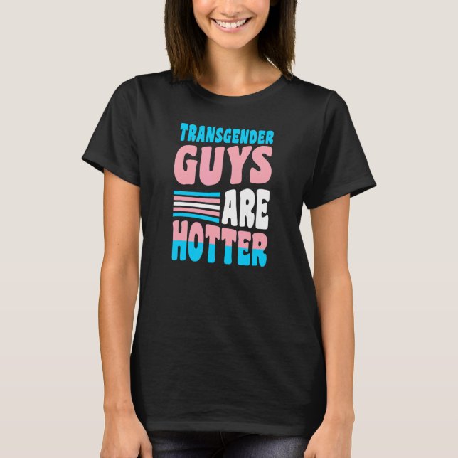 Transgender Killar är hetare Trans-Pride Boykompis T Shirt (Framsida)