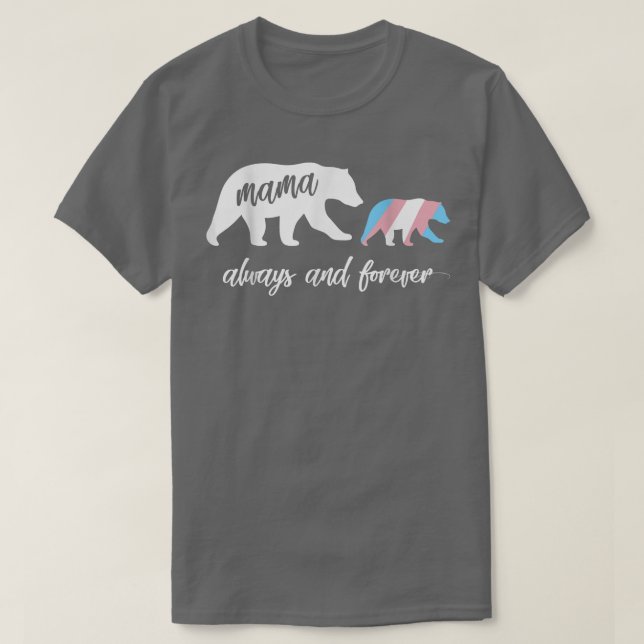 Transgender Mamma Bear T Shirt (Design framsida)
