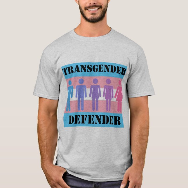 Transgender/non-binär försvarare t shirt (Framsida)