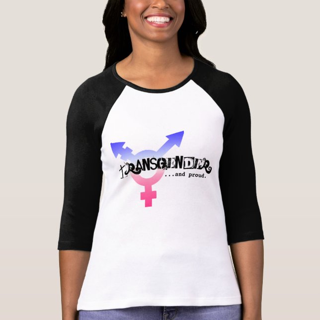 "Transgender… och stolt. ", T-shirt (Framsida)