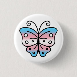 Transgender Pride Butterfly Pin Badge Knapp