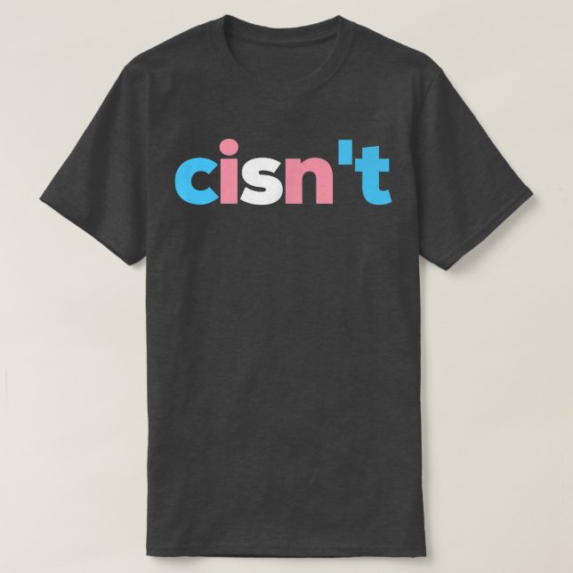 Transgender-Pride cins - LGBTQ Trans-Flagga - fina T Shirt (Design framsida)
