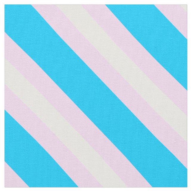 Transgender Pride Fabric av Yard (diagonal) Tyg (Närbild)