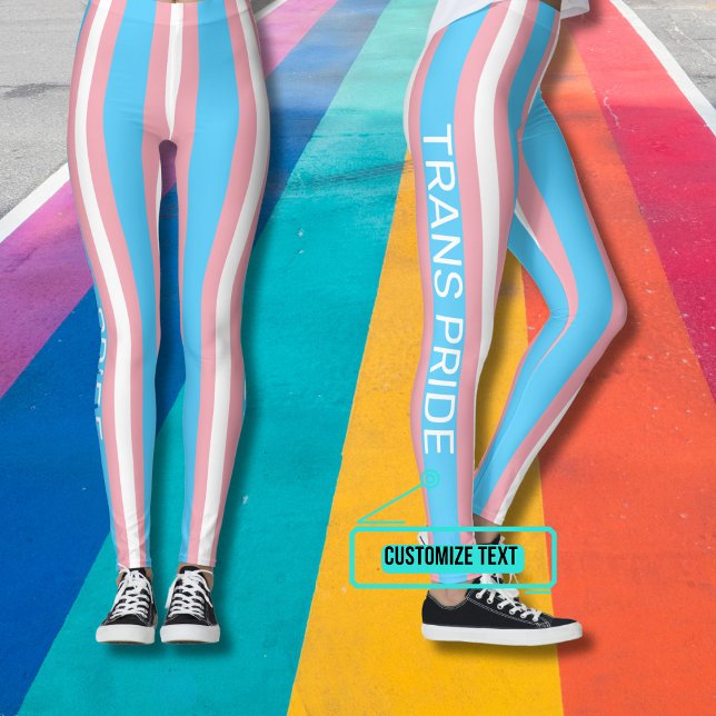 Transgender Pride Firande Leggings (Please enjoy our design and see the others in the collection.)