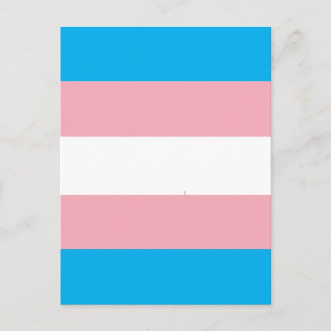 Transgender Pride Flag Vykort (Framsida)