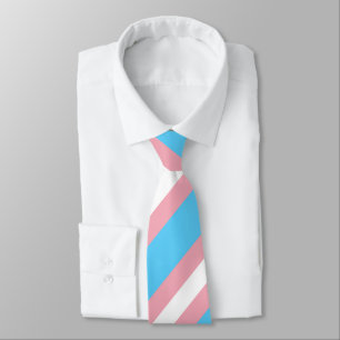 Transgender Pride Flagga Färg HGBTQ+ Slips