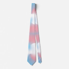 Transgender Pride Flagga Färg Swirl Neck Tie Slips