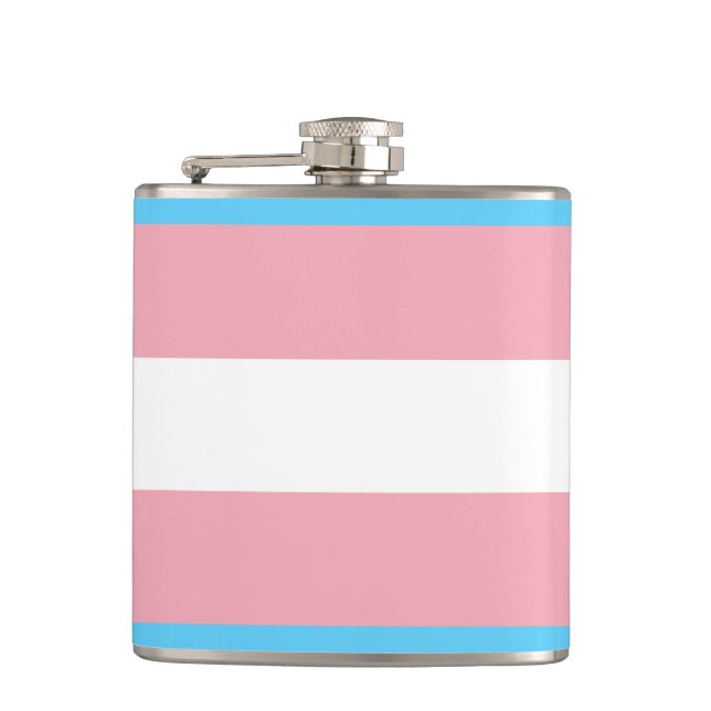Transgender Pride Flagga - HBT Rainbow Fickplunta (Framsidan)