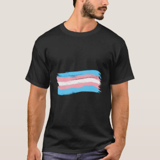 Transgender Pride Flagga Pro Lgbtq Equality Högers T Shirt