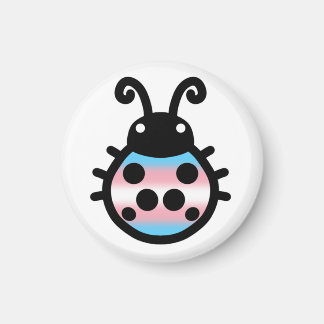 Transgender Pride Ladybug Magnet på svenska