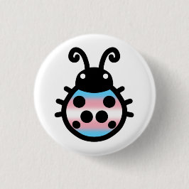 Transgender Pride Ladybug Pin Badge Knapp