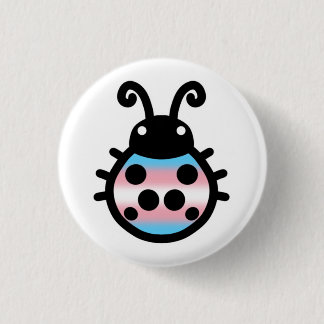 Transgender Pride Ladybug Pin Badge Knapp