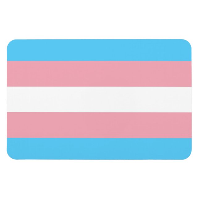 Transgender Pride Magnet (Horisontell)