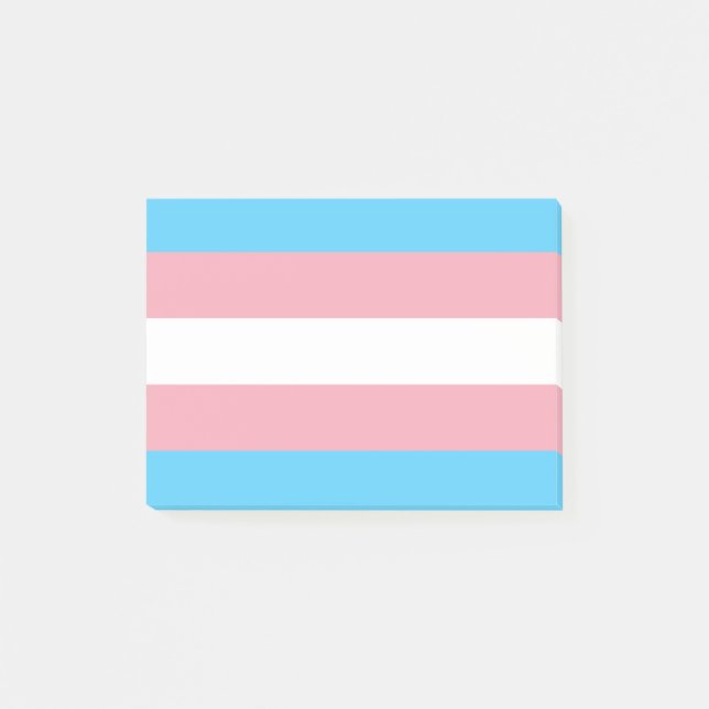 Transgender-Pride Post-it Block (Framsida)