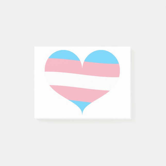 Transgender-Pride Post-it Block (Framsida)