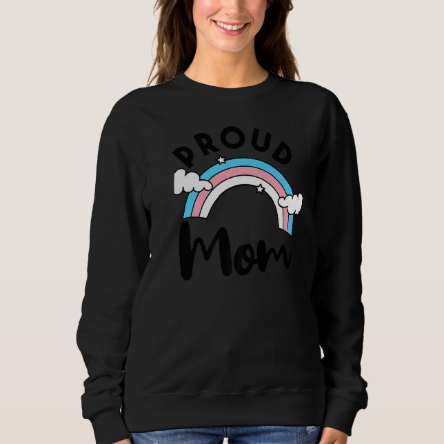 Transgender Pride Proud Mamma Rainbow Lgbt Trans F T Shirt (Framsida)