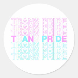 Transgender-Pride Runt Klistermärke