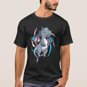 Transgender Pride Saker Trans Dragon Video Game L T Shirt