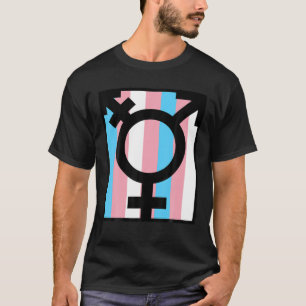 Transgender-Pride (symbol och Flagga) T Shirt