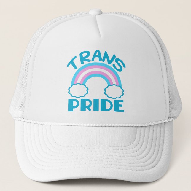 Transgender-Pride Truckerkeps (Framsida)