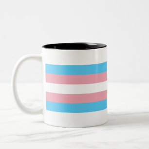 Transgender-Pride Två-Tonad Mugg