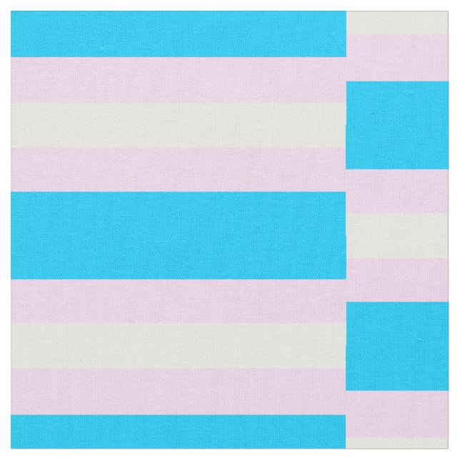 Transgender Pride-tyg per meter (rutigt) Tyg (Närbild)