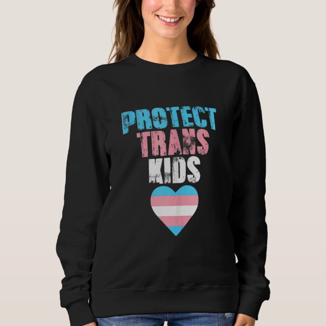 Transgender Protect Trans Kids Lgbtq Queer T Shirt (Framsida)