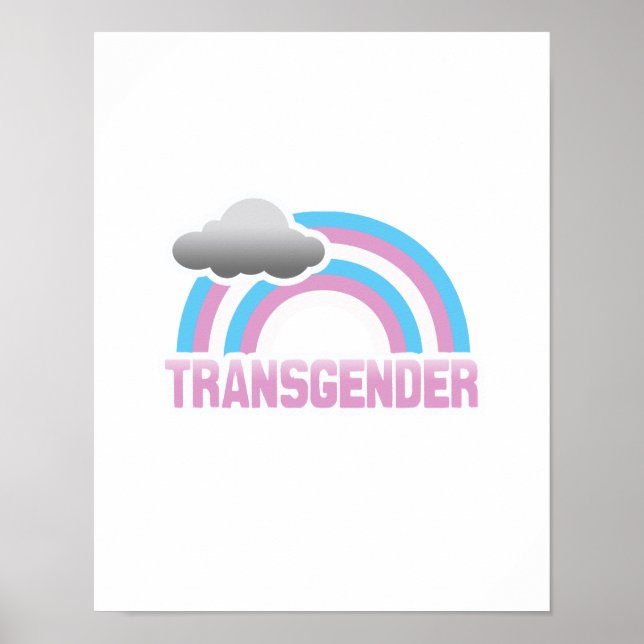 TRANSGENDER RAINBOW POSTER (Framsidan)