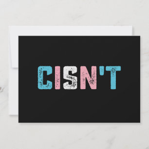 Transgender stolthet är inte rolig HBTQ Trans flag Inbjudningar