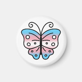 Transgender Stolthet Fjäril Magnet