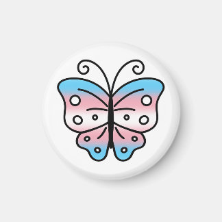 Transgender Stolthet Fjäril Magnet