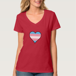 Transgender stolthet hjärtan T-Shirt