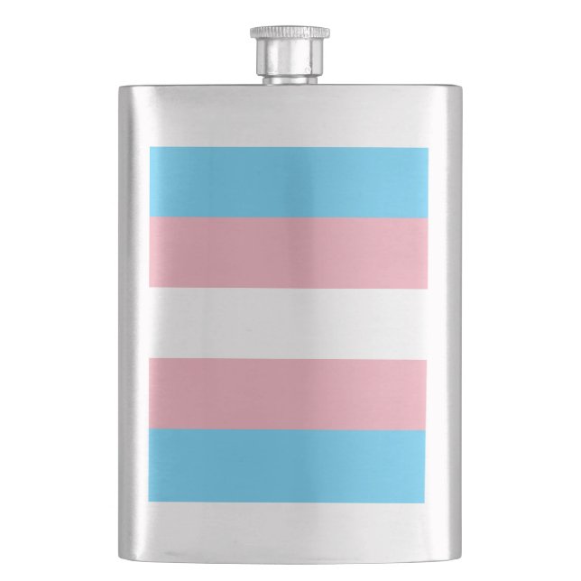 Transgender stolthetsflagga fickplunta (Framsidan)
