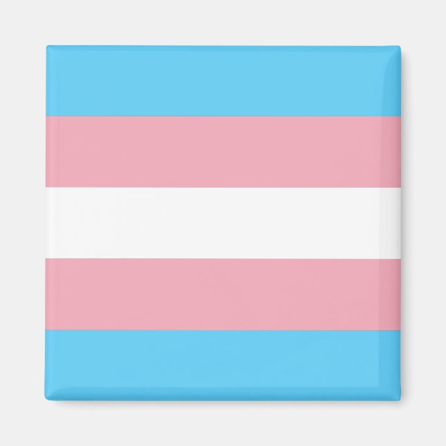 Transgender stolthetsflagga magnet (Framsidan)