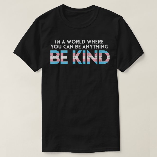 Transgender Trans Pride Transseual L. T Shirt (Design framsida)