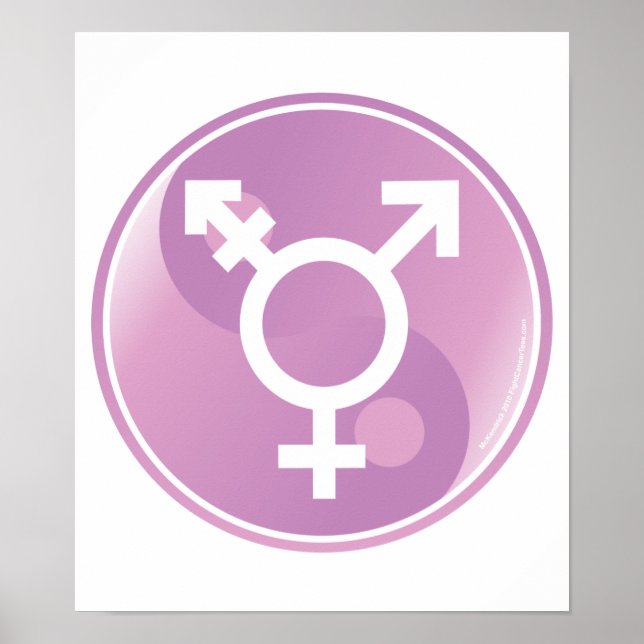 Transgender Ying Yang Poster (Framsidan)
