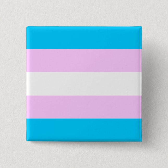 Transgenderflagga Knapp (Framsida)
