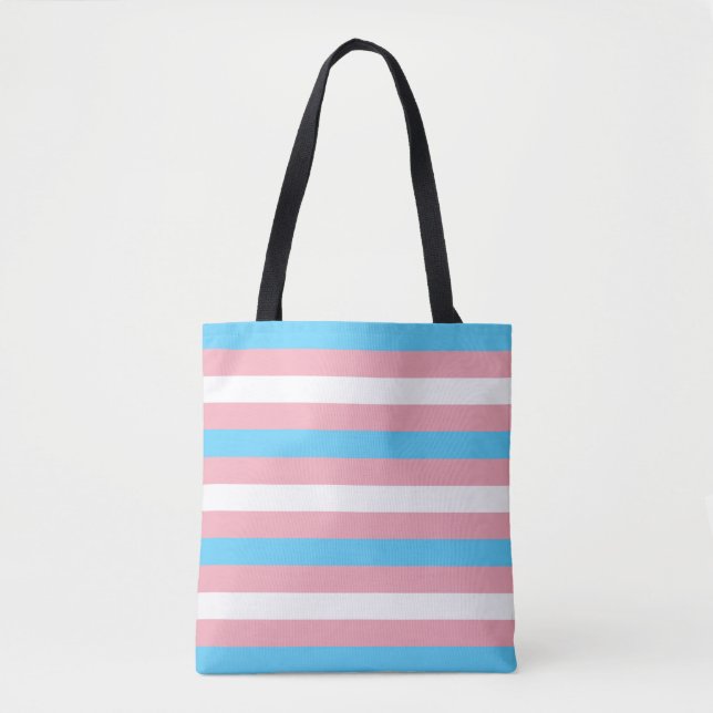 Transgenderflagga Tygkasse (Framsida)