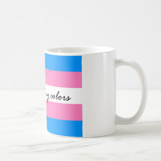 Transgenderflaggamugg Kaffemugg