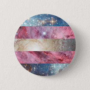 Transgendernebulaflagga klämmer fast knapp