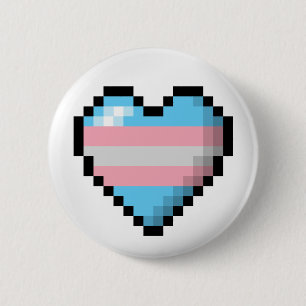TransgenderPIXELhjärta Knapp