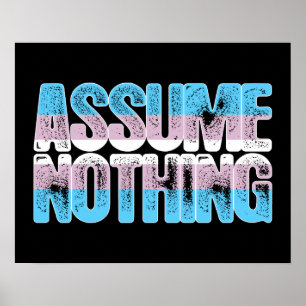Transgenderpride antar ingenting poster